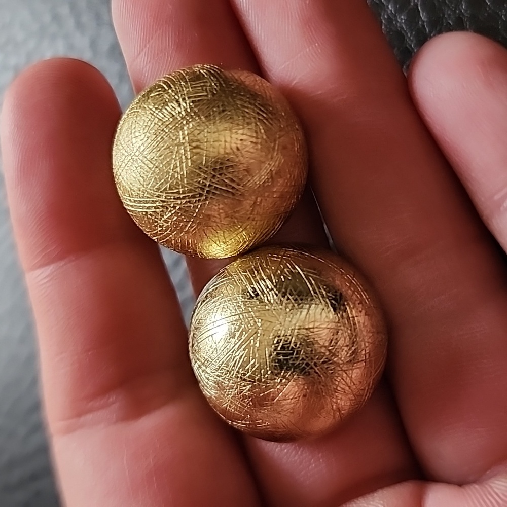 Vtg Whiting & Davis Clip On Earrings View 5